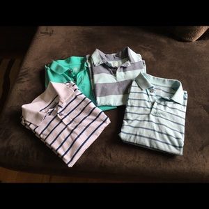 4 boys shirts, sz lg 10-12. Guc